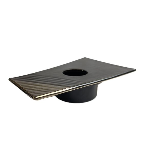 Donna Gittins Sculptural Vintage Candle Holder Black & Bronze Made in Canada - Picture 8 of 10